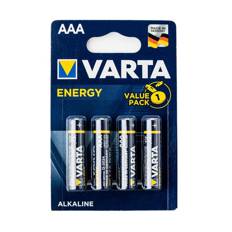 Батарейки Алк.VARTA Energy AAA бл.4  СБ