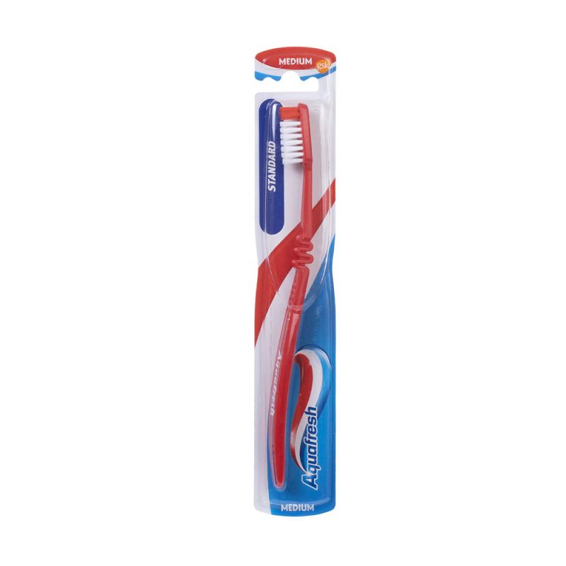 Зубная щётка "Standart", Aquafresh, в ассортименте