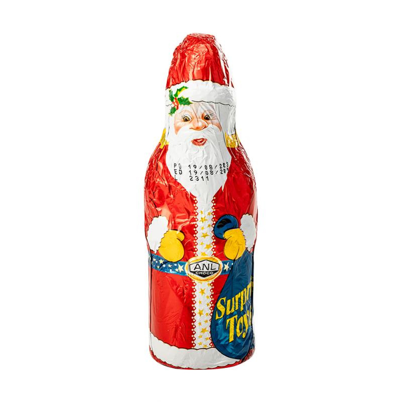 Шоколадная фигурка Дед Мороз внутри с сюрпризом, 60 г