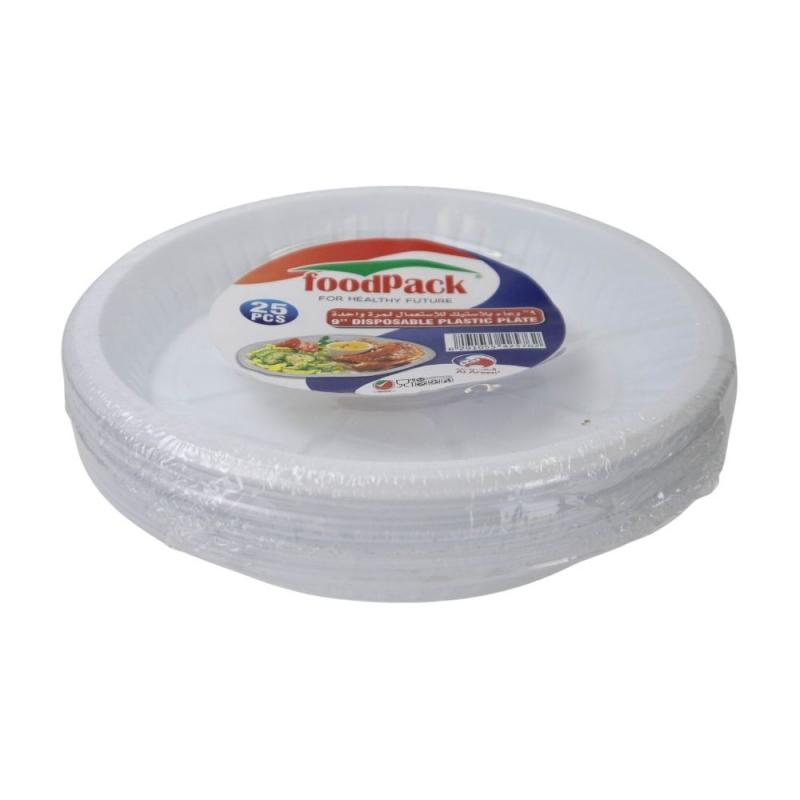 Тарелки одн FOOD PACK пласт 22.8см,25 шт