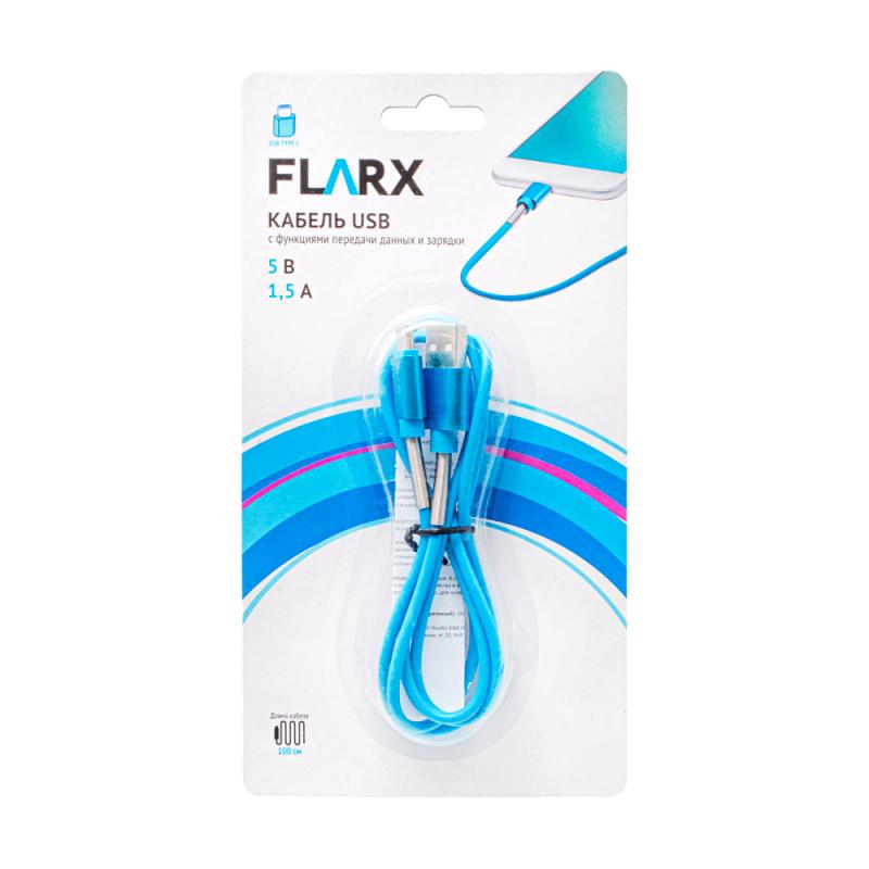 Кабель USB, FLARX, 100 см, в ассортименте