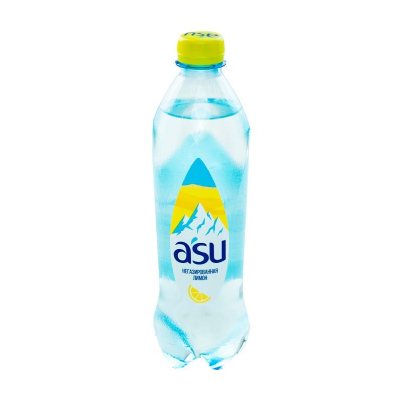 Вода негазированная, A'SU, со вкусом лимона, 0,5 л