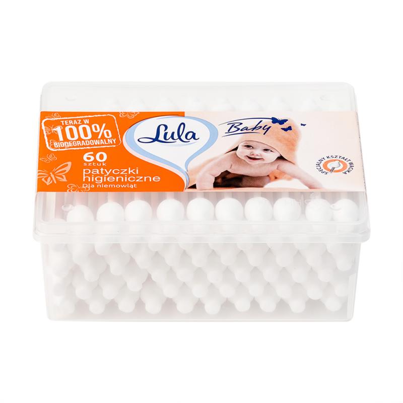 Ватные палочки детские, Lula, 60 шт.