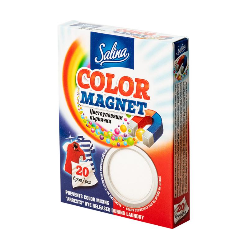Салфетки для стирки против окрашивания, Salina Colour, 20 шт. - купить ...