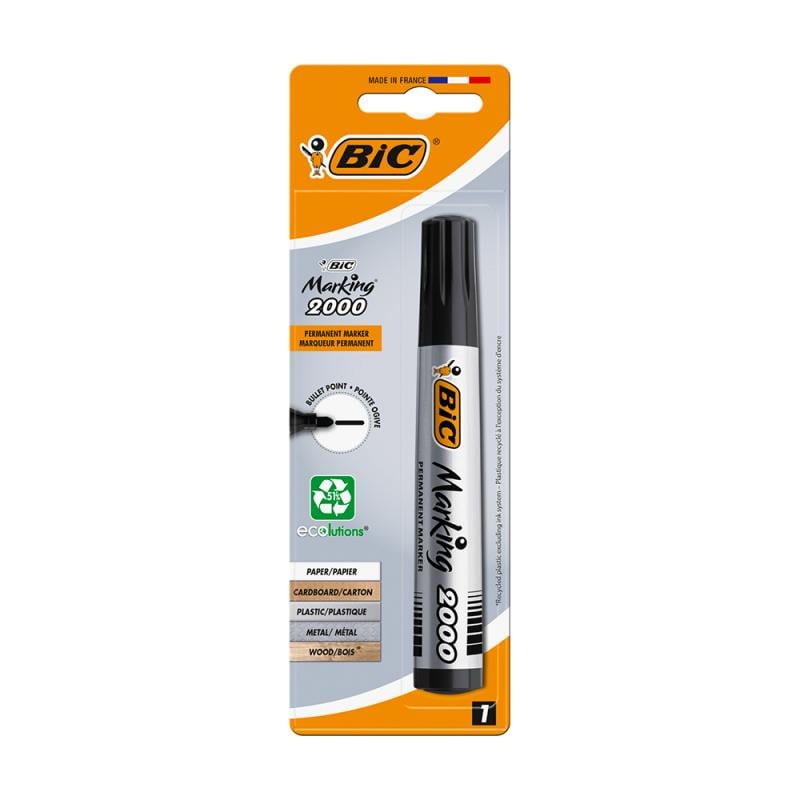 Перманентный маркер "Marking 2000", BIC, 1 шт.