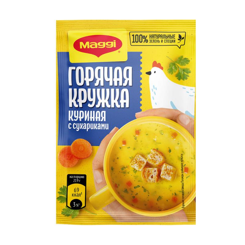 Суп куриный с сухариками, Maggi, 19 г