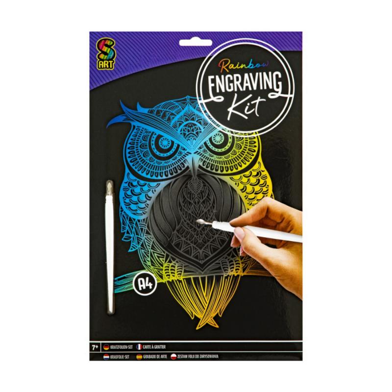 Набор Scratch Art, А4, в ассортименте