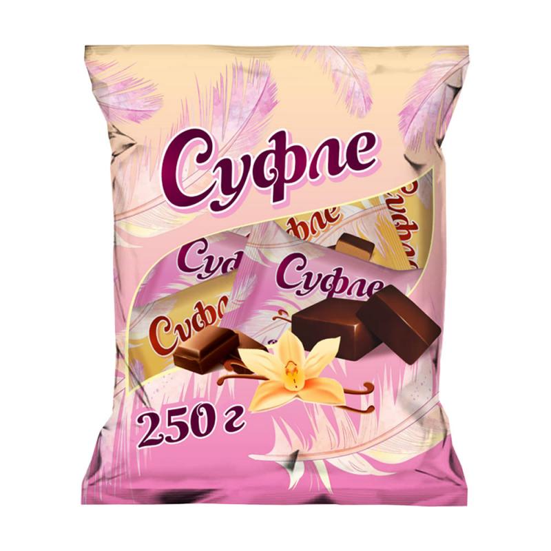Суфле со вкусом ванили и шоколада, 250 г