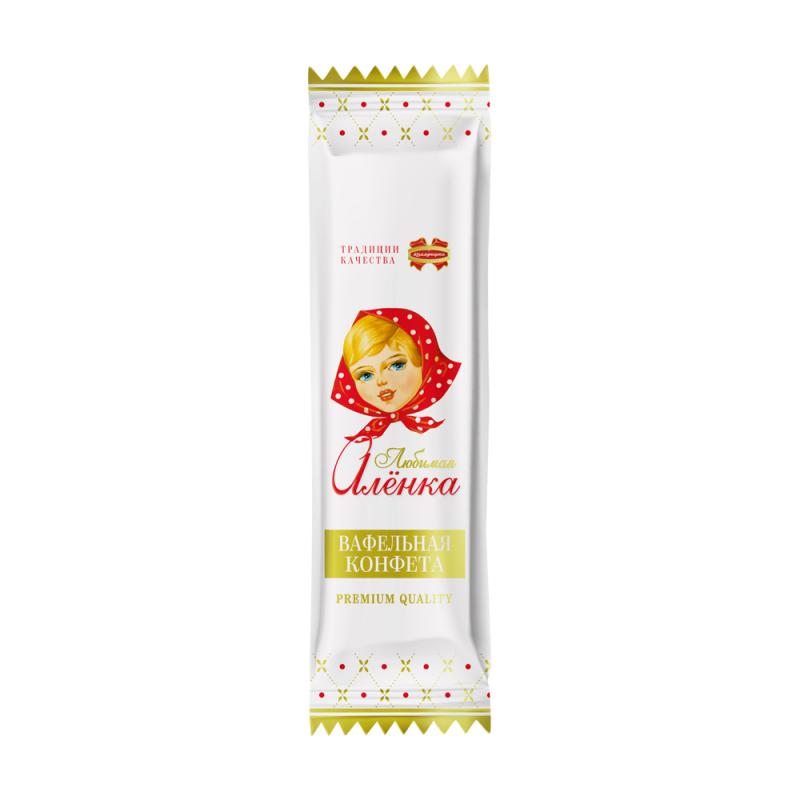 Конфета вафельная "Любимая Алёнка", Коммунарка, 35 г