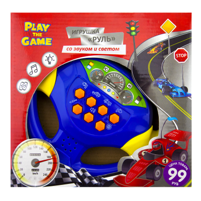 Игрушка "Руль со светом и звуком"