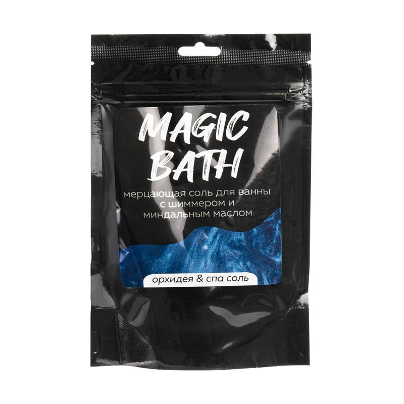 Мерцающая соль для ванны с шиммером и миндальным маслом, Magic Bath, 250 г, в ассортименте