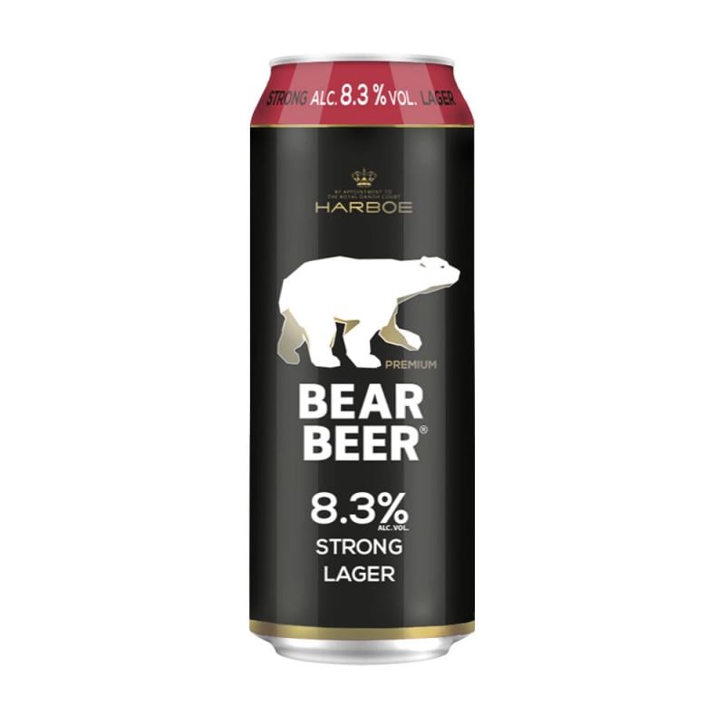 Пиво, BEAR BEER, 8,3%, 0,45 л