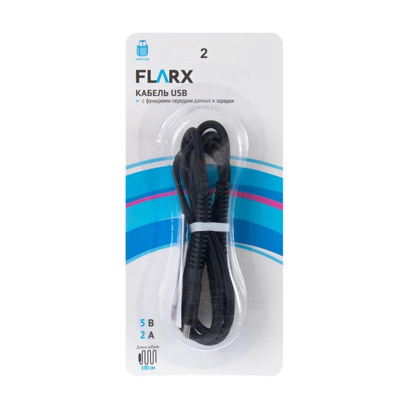 Кабель USB, FLARX, 100 см, в ассортименте