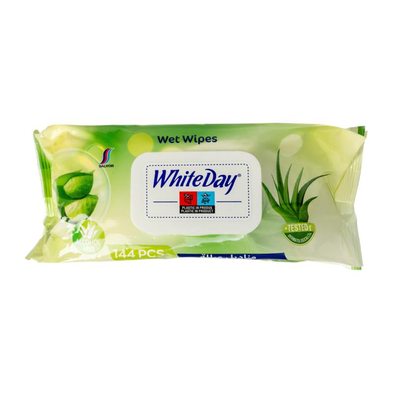 Влажные салфетки White Day, 144 шт.