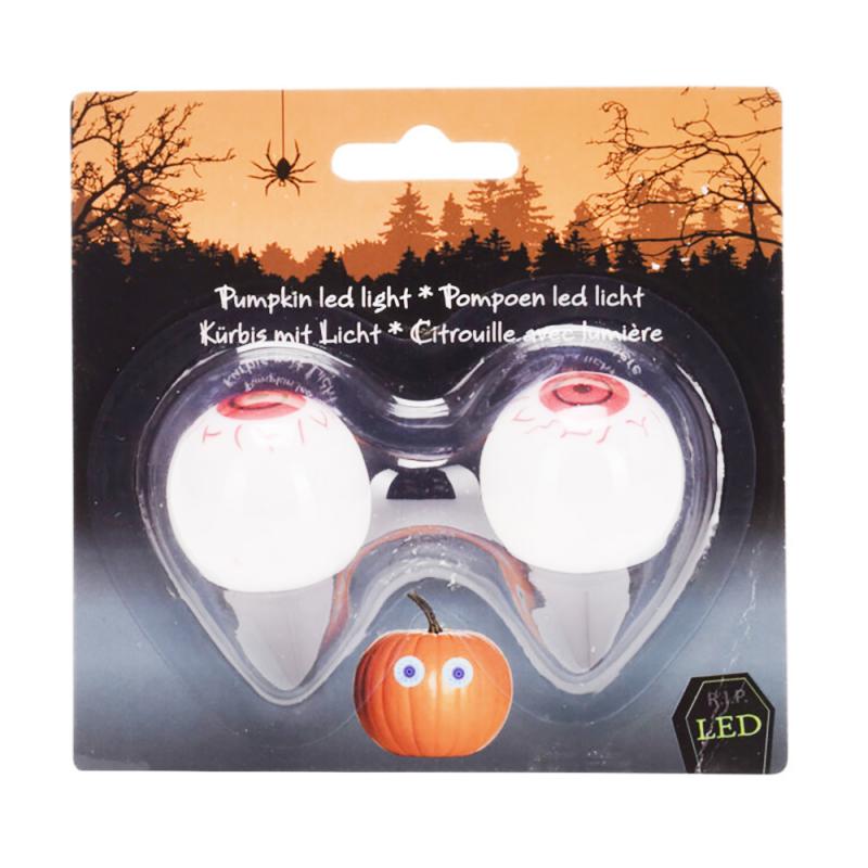 Стеклянные глаза "Halloween", LED