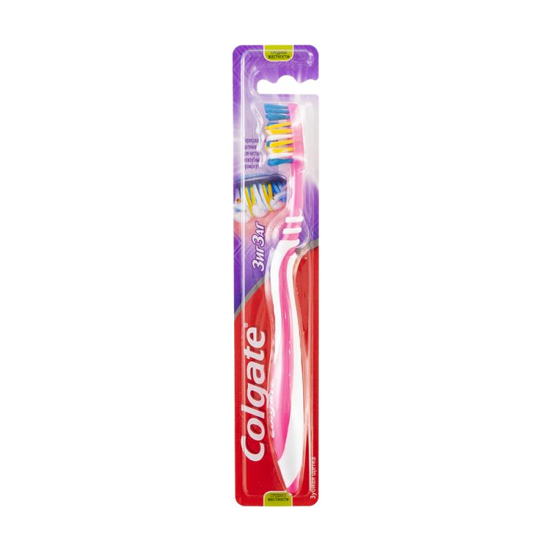 Зубная щетка "Зиг Заг", Colgate, в ассортименте