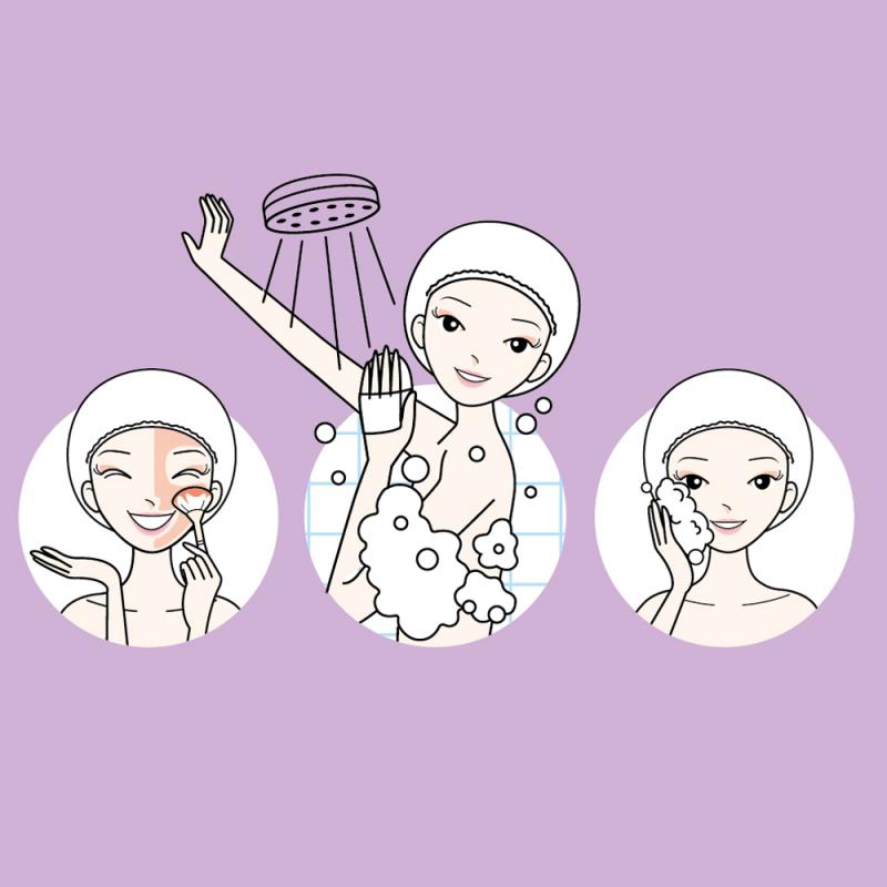 Шапочка для душа/SPA процедур, Lovely, в ассортименте