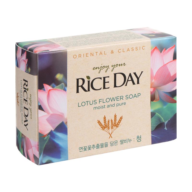 Туалетное мыло, Rice Day, лотос, 100 г