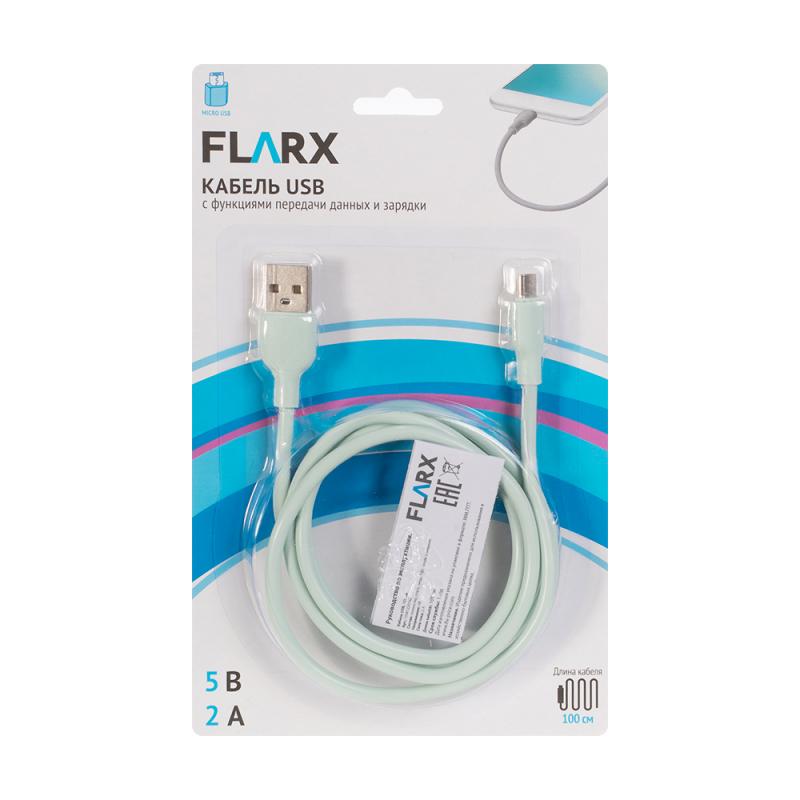 Кабель USB, FLARX, 100 см, в ассортименте