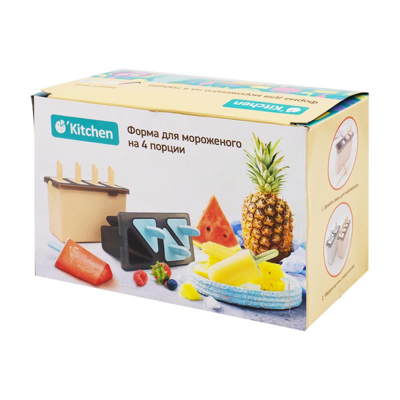 Форма для мороженого на 4 порции, O'Kitchen, в ассортименте