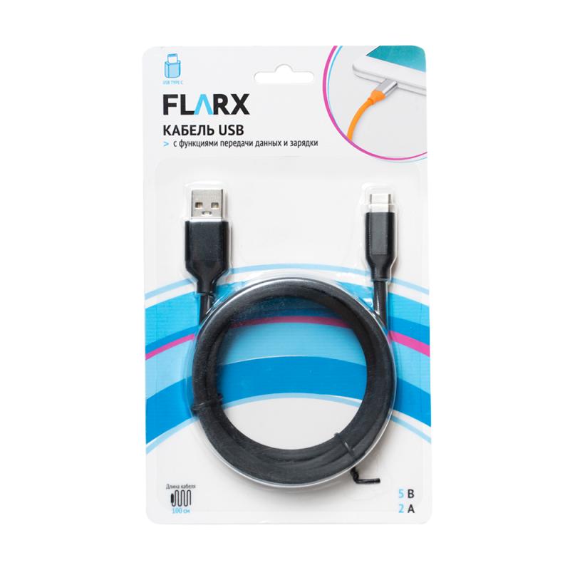 Кабель USB, FLARX, 100 см, в ассортименте