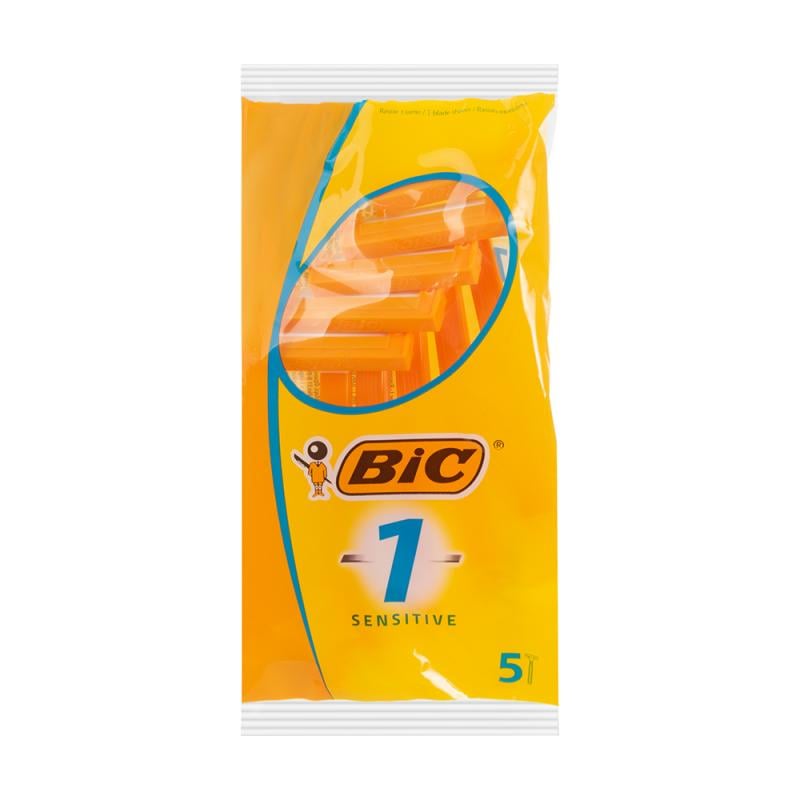 Бритвенный станок одноразовый "Sensitive 1", BIC, 5 шт.