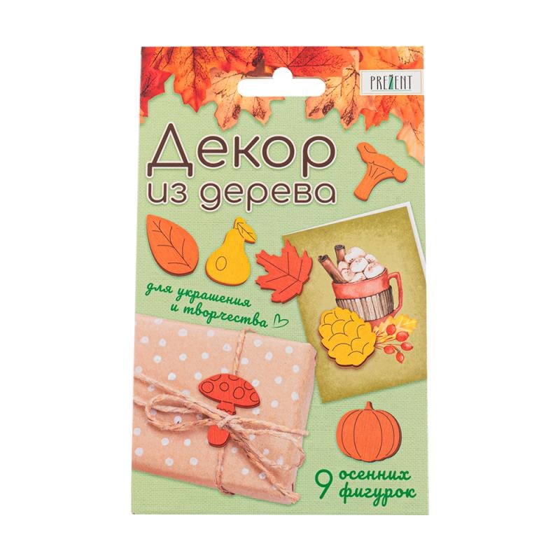 Декор из дерева, PREZENT, 9 фигурок