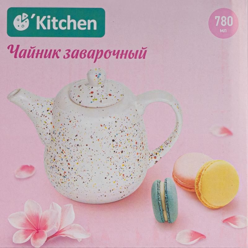 Чайник заварочный, O`Kitchen, 780 мл