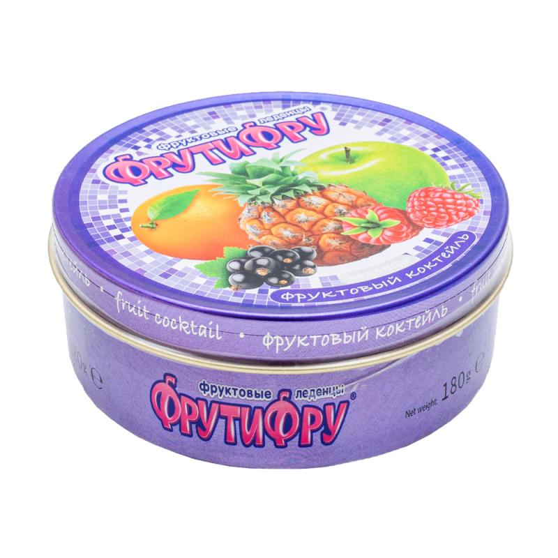 Карамель леденцовая "Фруктовый коктейль", ФрутиФру, 180 г, в ассортименте