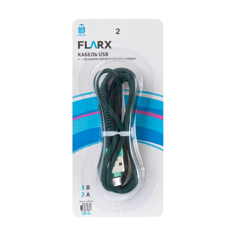 Кабель USB, FLARX, 100 см, в ассортименте