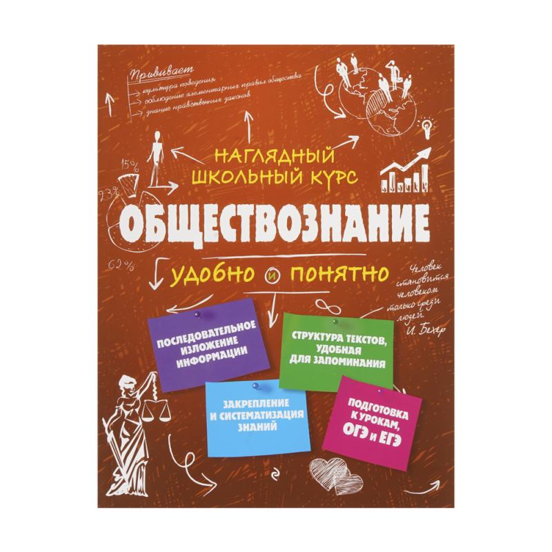 Серия книг для подготовки к ОГЭ/ЕГЭ "Наглядный школьный курс", ЭКСМО