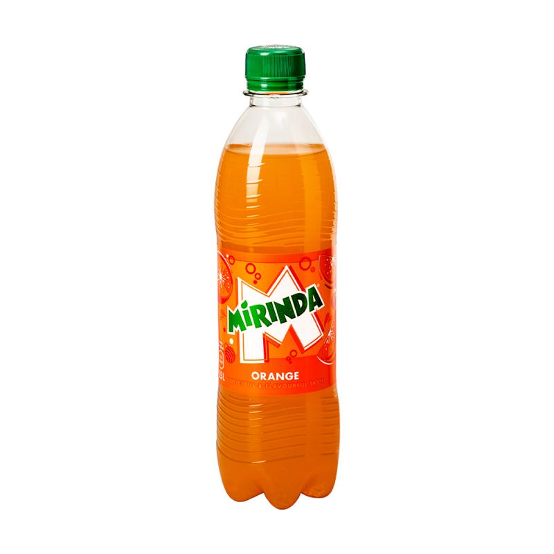 Лимонад со вкусом апельсина, MIRINDA, 0,5 л