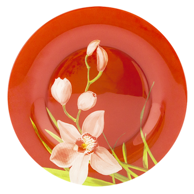 Тарелка обеденная "Luminarc Red Orchis", Ø25 см