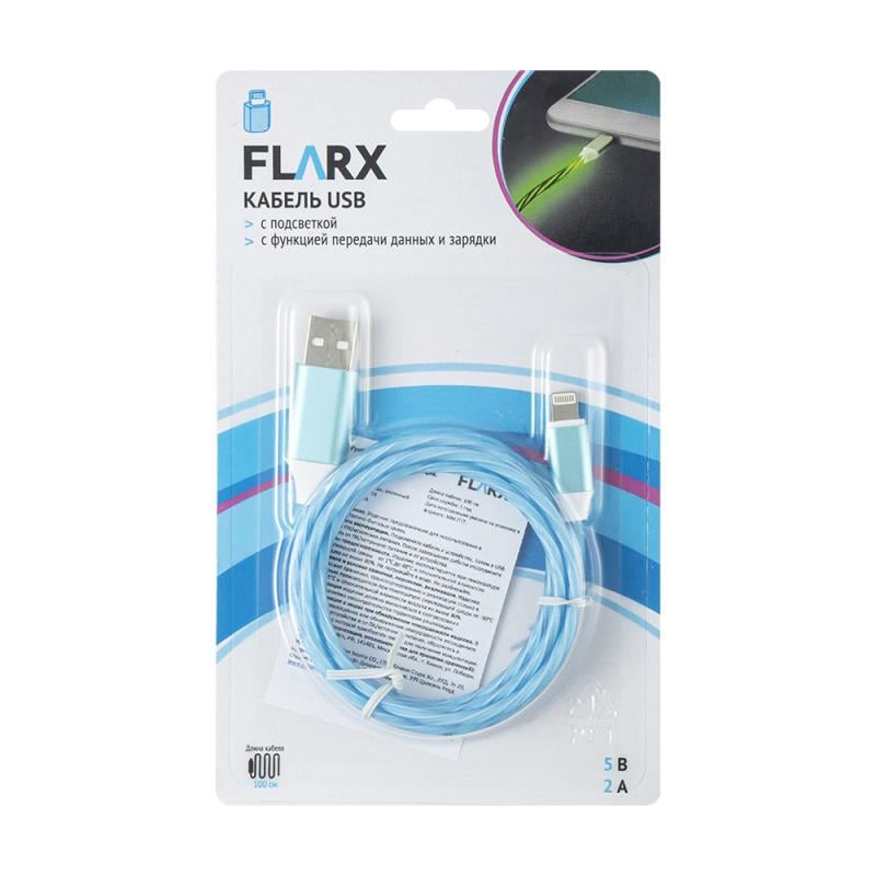 Кабель USB, FLARX, 100 см, в ассортименте