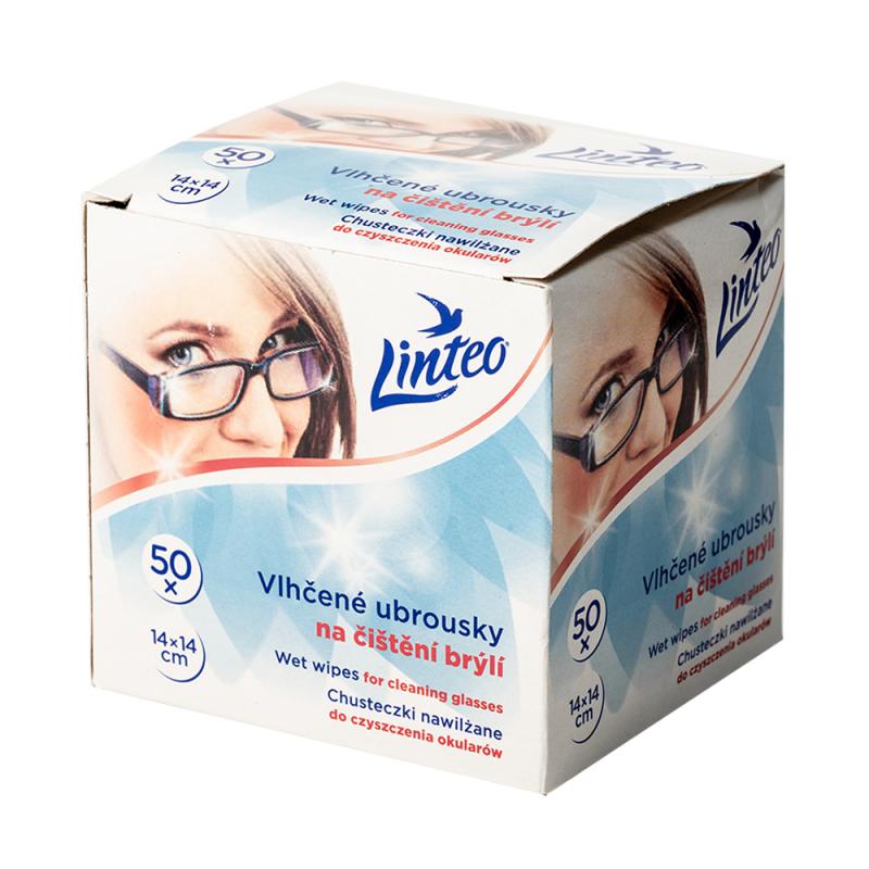 Влажные салфетки для очков Linteo, 50 шт.