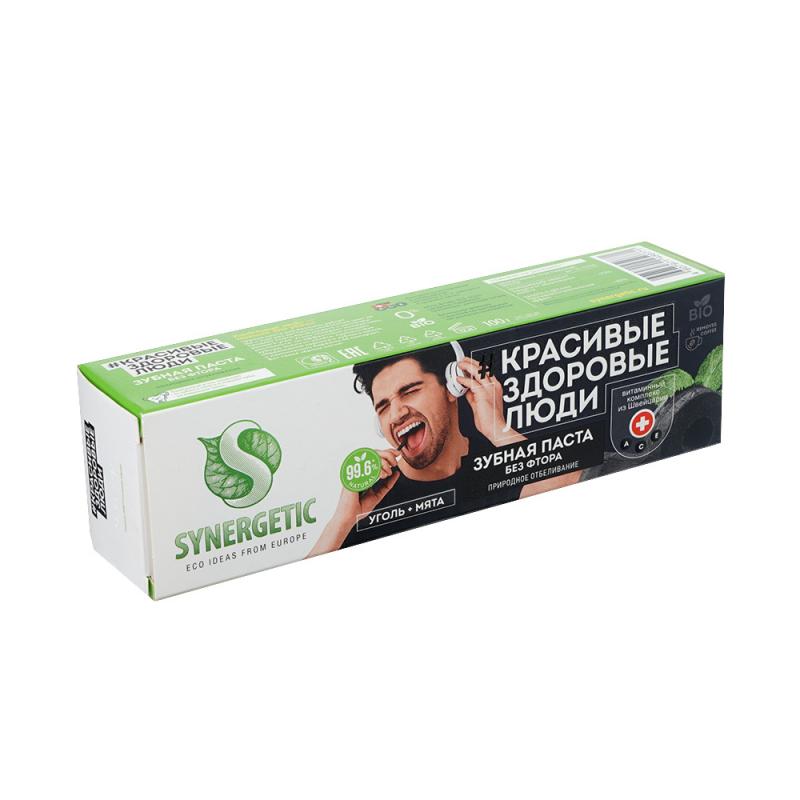 Зубная паста, SYNERGETIC, 100 г, в ассортименте