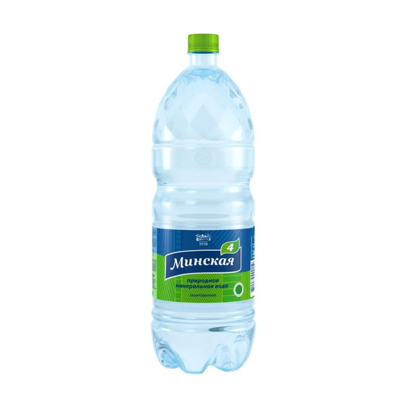 Вода минеральная "Минская-4", Минская, газированная, 2 л