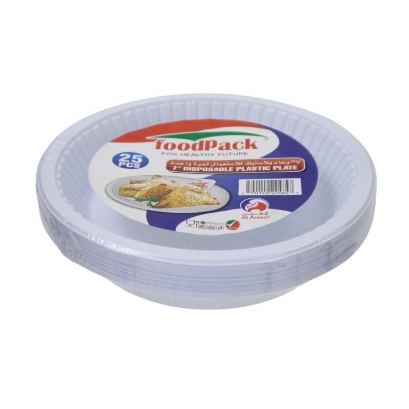 Тарелки одн FOOD PACK пласт 17.7см,25 шт