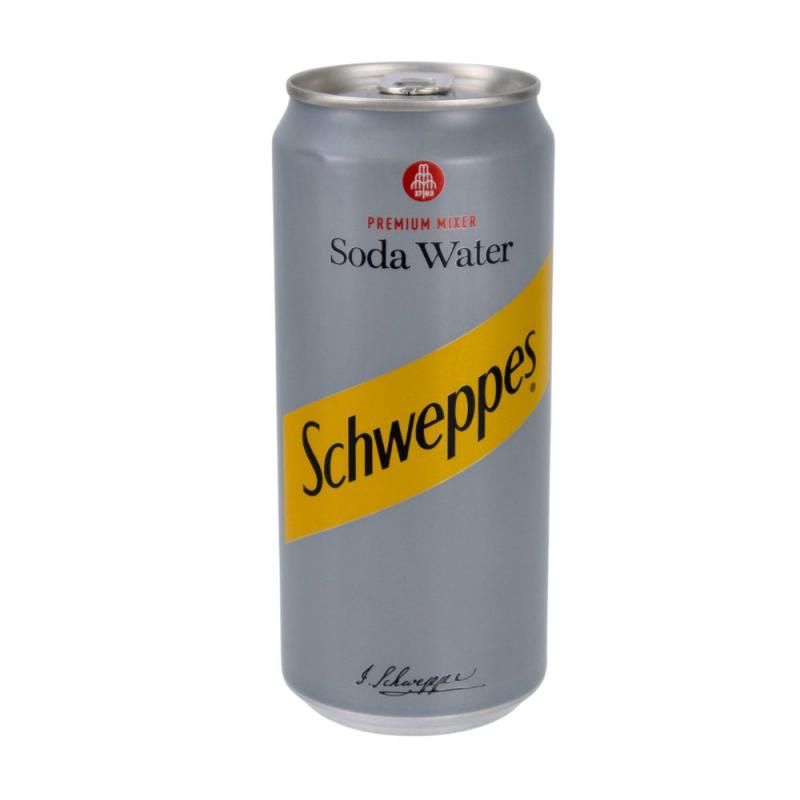 Напиток газ. Schweppes сода 330 мл ж/б