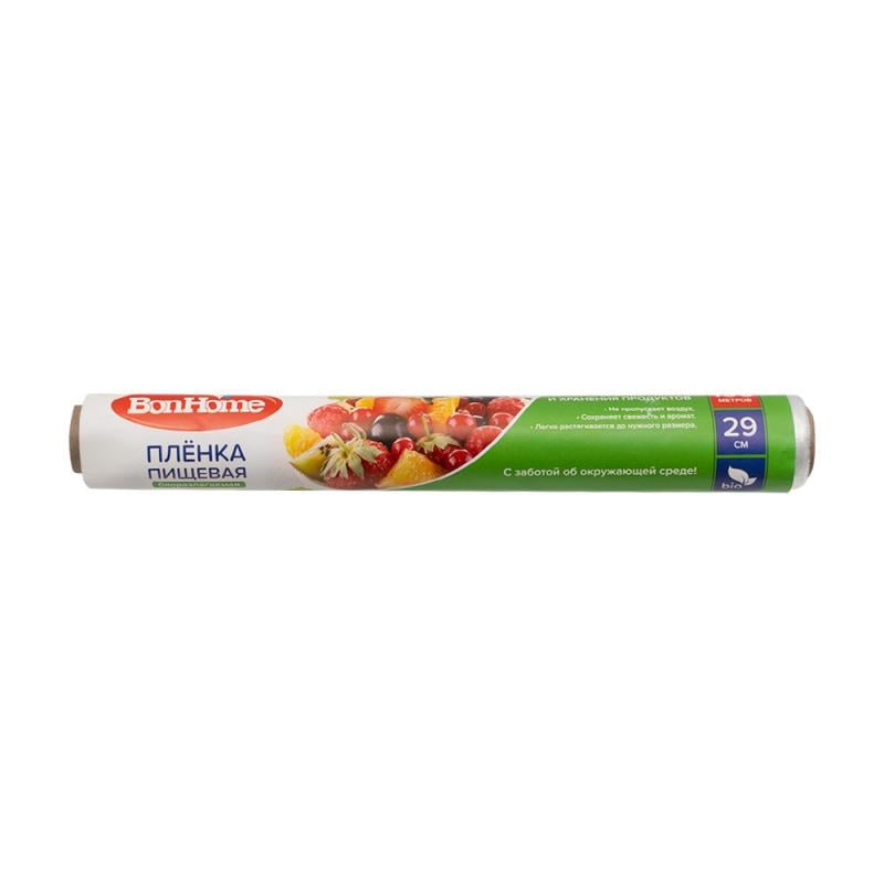 Плёнка-стрейч для пищевых продуктов, BonHome, 100 м