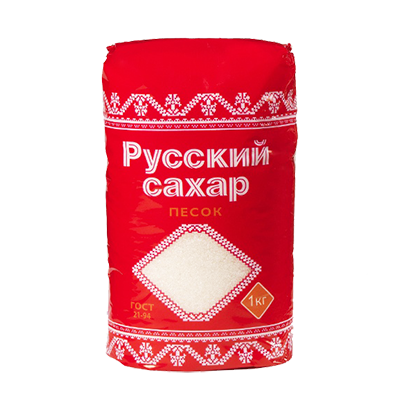 Сахарный песок "Русский сахар", 1 кг