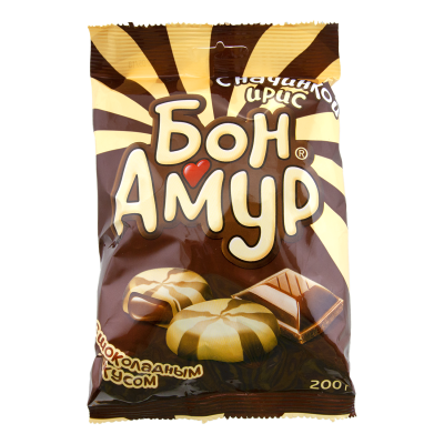 Ирис "БонАмур" с начинкой, 200 г, в ассортименте