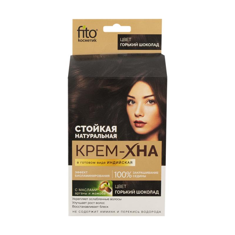 Стойкая крем-хна для волос "Народные рецепты", Fito cosmetic, 50 мл, в ассортименте