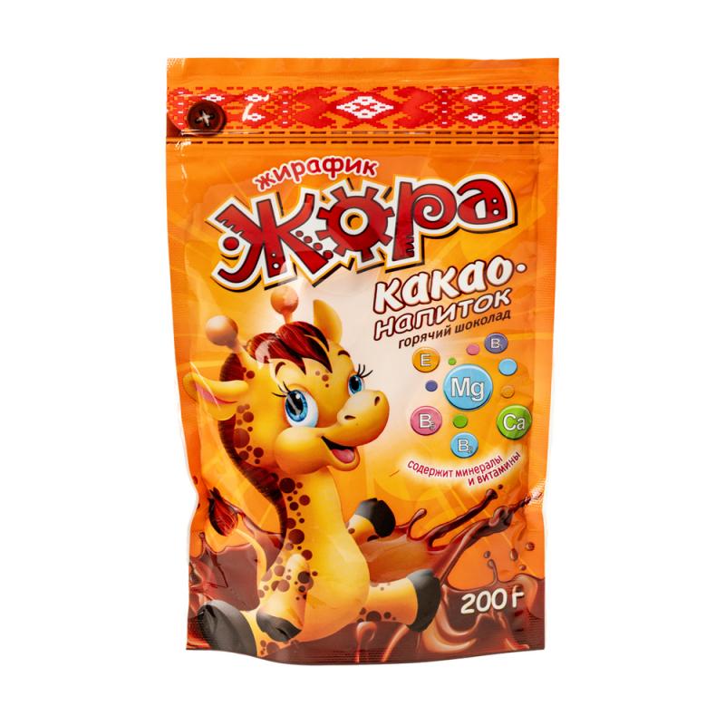 Растворимый какао-напиток Жирафик ЖОРА, 200 г