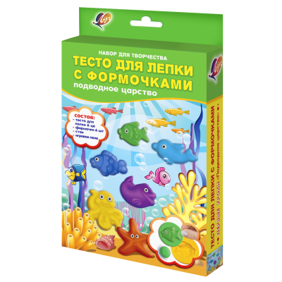 Набор для творчества «Тесто для лепки с формочками»