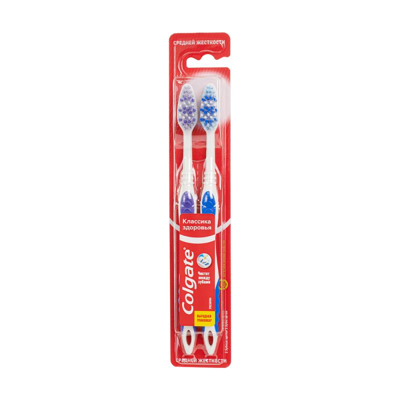 Зубная щётка, Colgate, 2 шт., в ассортименте