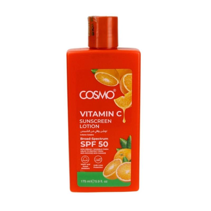 Солнцезащ лосьон Cosmo SPF50 Вит С 150мл