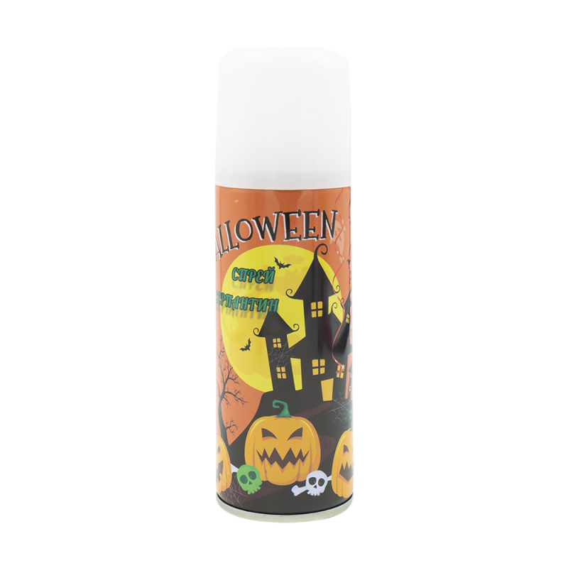 Спрей-серпантин "Halloween", в ассортименте