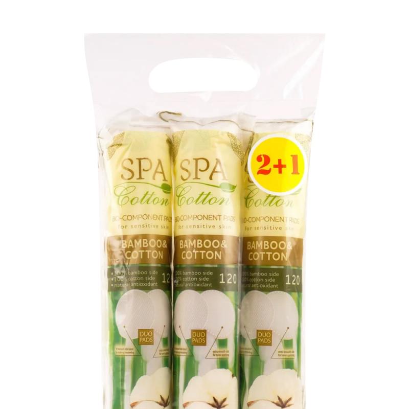 Ватные диски, SPA Cotton Bamboo, 3x120 шт.