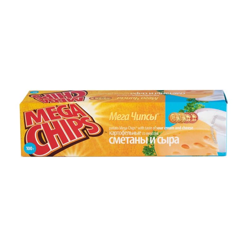 Мегачипсы картофельные, Megachips, 100 г, в ассортименте